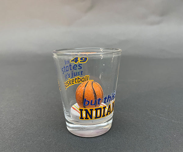 Indiana Basketball Shot Glass