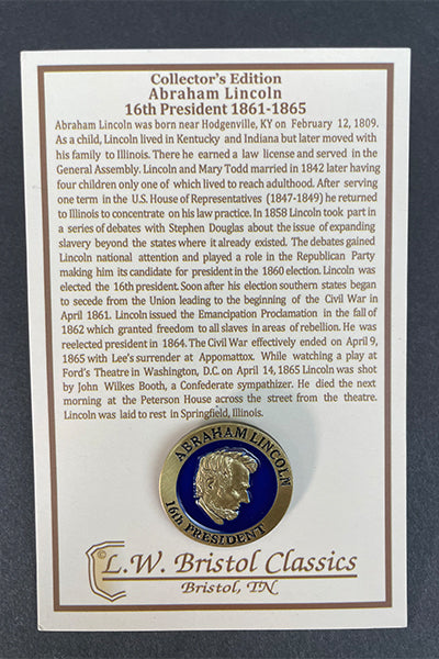 Lapel or Hat Pin from L.W. Bristol Classics