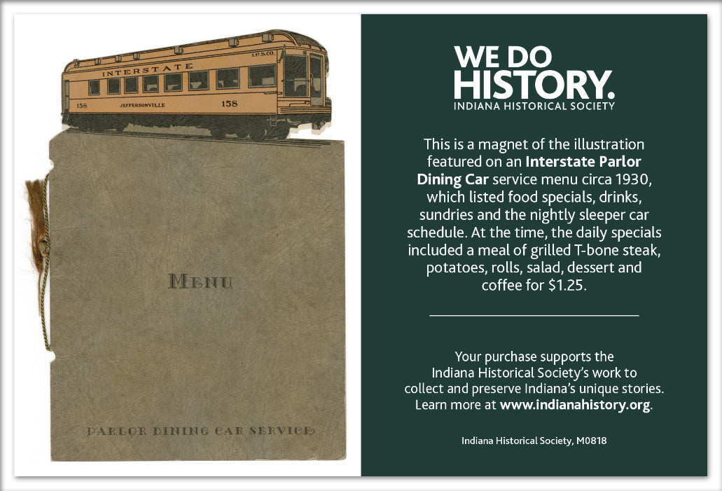 Interurban Dining Car Magnet