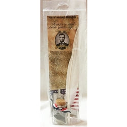 Gettysburg Address with Ink Well & Quill Pen Set