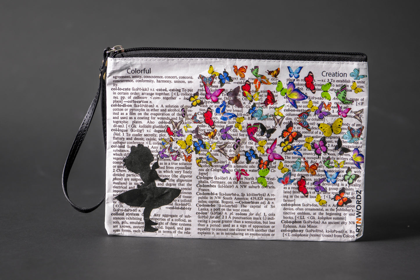 Butterflies Fly Zipper Pouch by Artnwordz