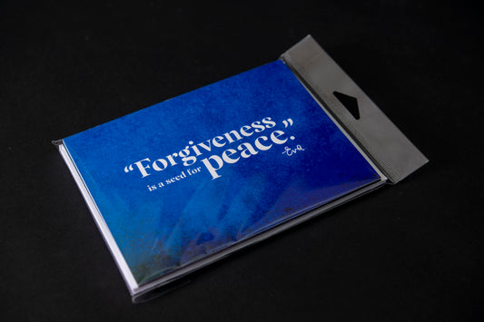 Notecard Set "Forgiveness is a Seed for Peace"-Eva Kor
