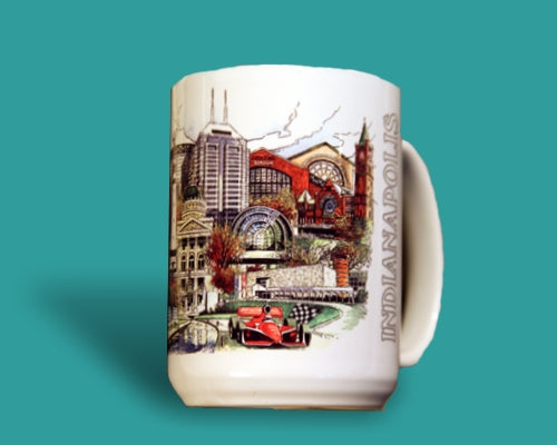 Indianapolis Mug by James Conner Gallery