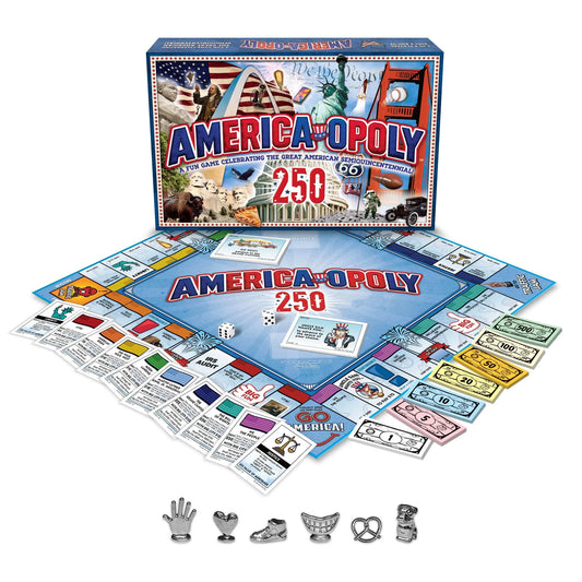 America-Opoly 250: A Fun Game Celebrating the Great American Semiquincentennial!