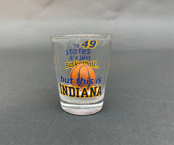 Indiana Basketball Shot Glass