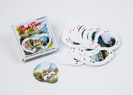 Bob Ross Shaped Playing Cards