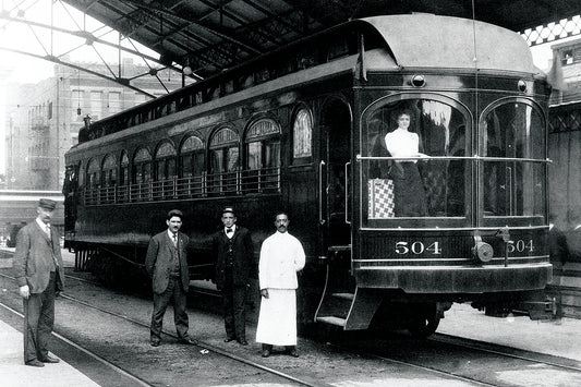 Magnet Parlor Car No. 504 and Staff