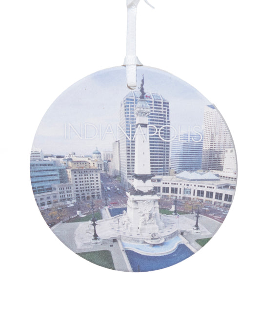 Indianapolis Skyline at Day Ornament