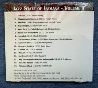 CD Jazz State of Indiana, Volume 1
