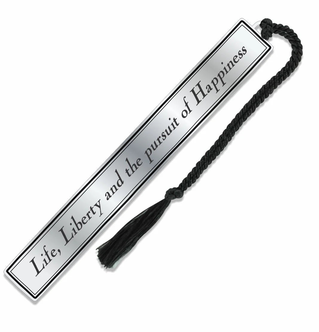 Declaration of Independence: Life, Liberty and the pursuit of Happiness Metal Bookmark from David Howell & Company