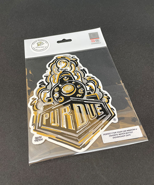 Purdue Boilermaker Special Vinyl Sticker by Justin Patten, Storm Striker