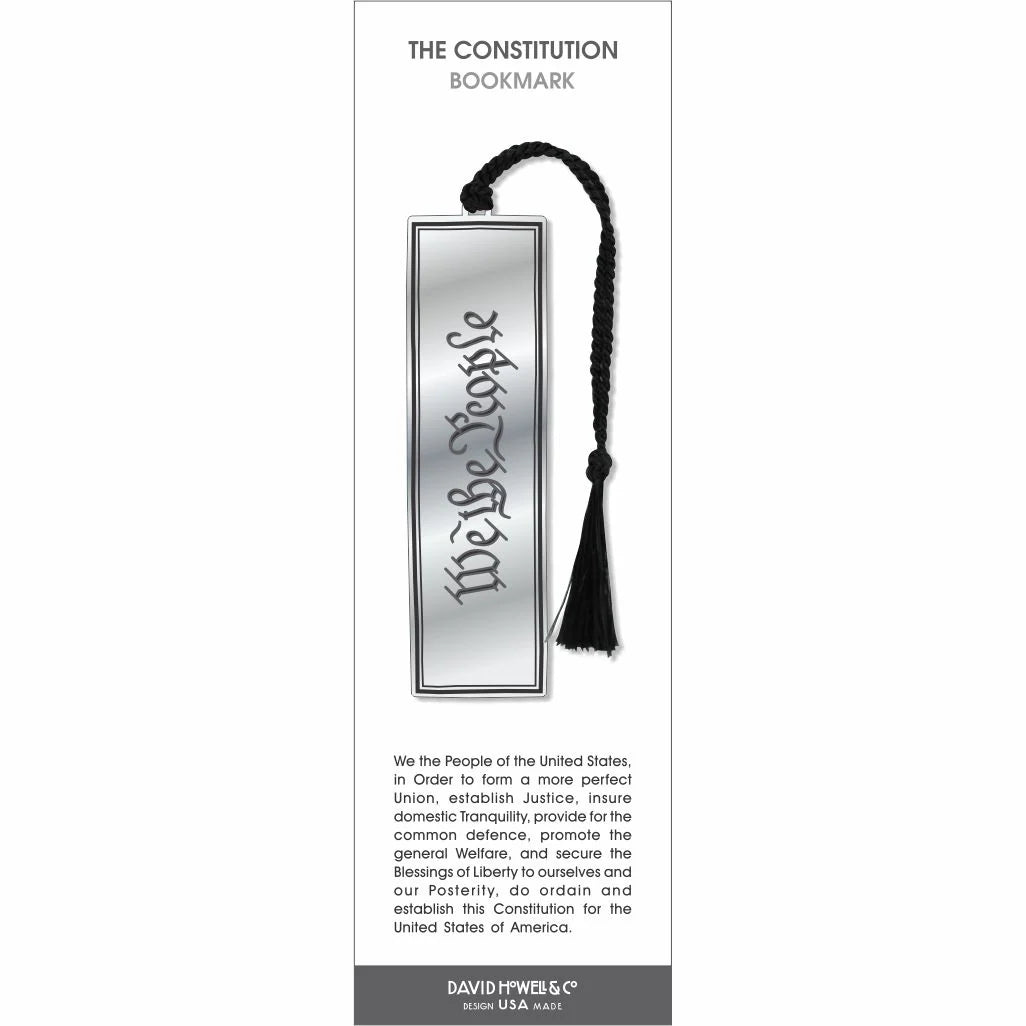 The Constitution: We the People Metal Bookmark from David Howell & Company
