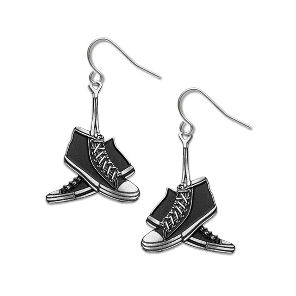 Black Sneaker Earrings by David Howell and Co.