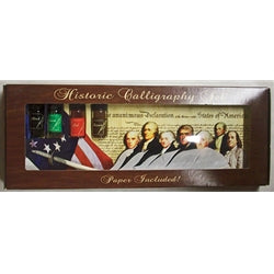 Founding Fathers, Declaration of Independence Calligraphy Set