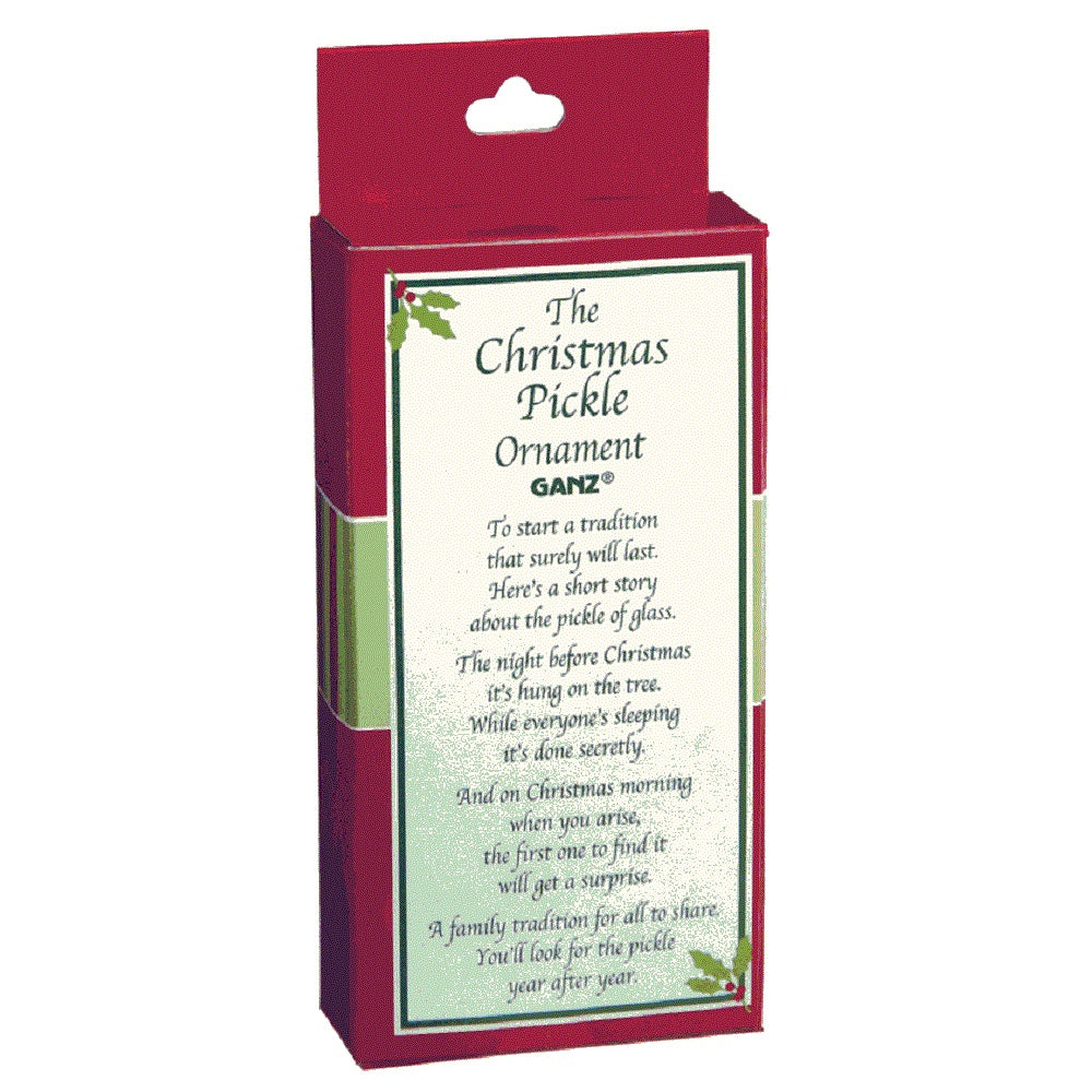 Christmas Pickle Ornament in Gift Box