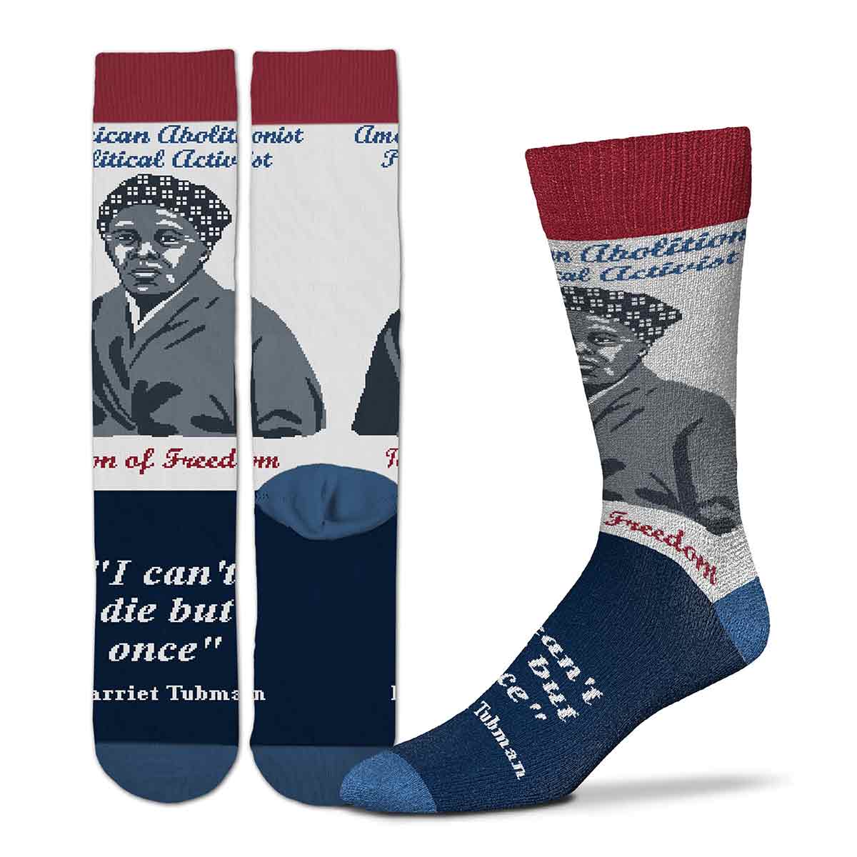 Harriet Tubman Selfie Socks from For Bare Feet