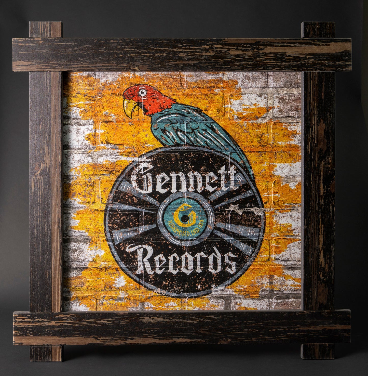 Gennett Records Custom Framed Wall Art