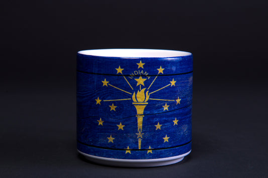 Mug Rustic Indiana State Flag