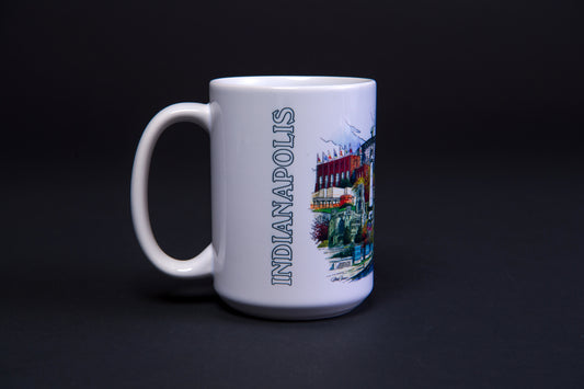 Indianapolis Mug by James Conner Gallery