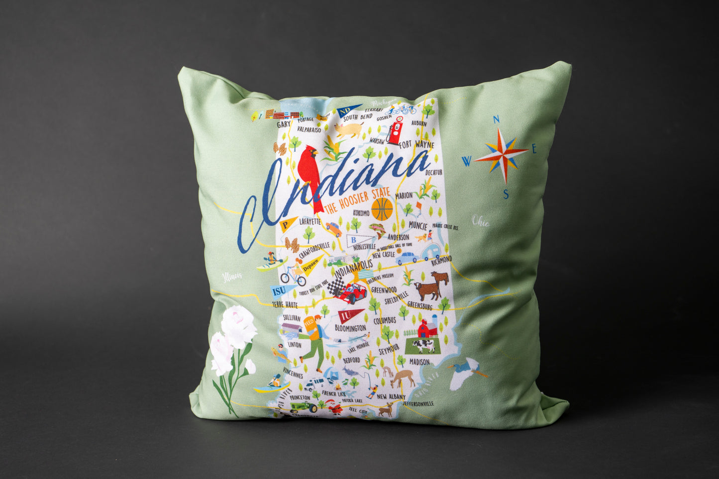 Indiana Pillow by Galleyware