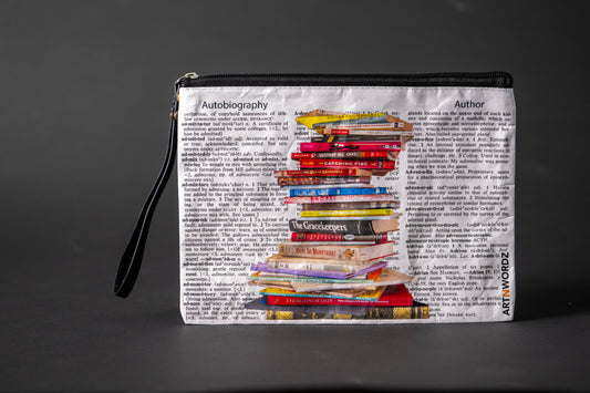 Bookstack Zipper Pouch by Artnwordz