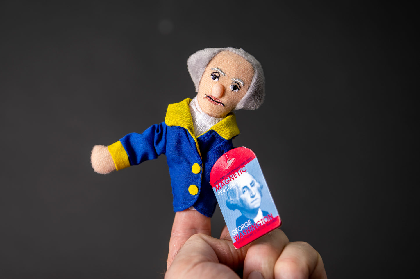 George Washington Magnetic Personality Finger Puppet
